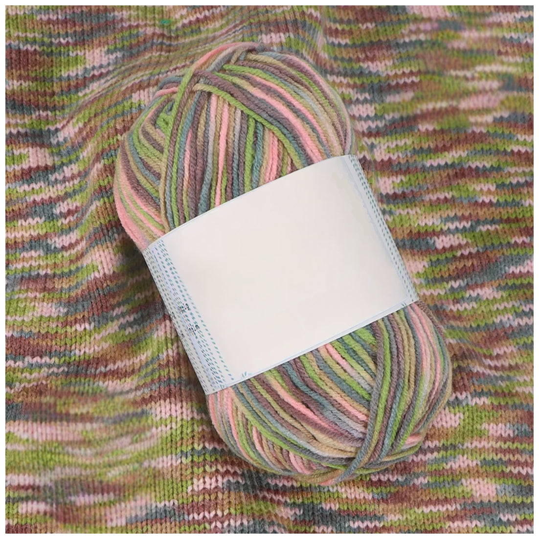 Soft Acrylic Variegated Baby Yarn – Fingering Weight for Knitting & Crochet, 50g/1.76oz 191 yards