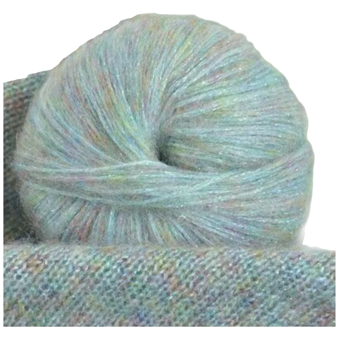 Glitter Knitting Yarn Sparkle Metallic Acrylic Wool for Crochet and Hand-Knitting, 25 Grams/0.85oz 109 Yards