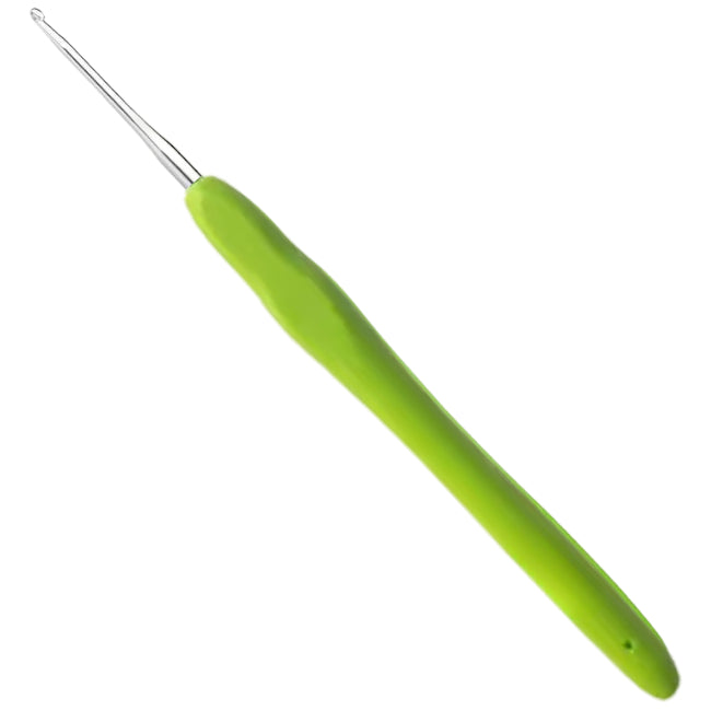 Ergonomic Crochet Hook with Soft Handle – Long Needles for Beginners