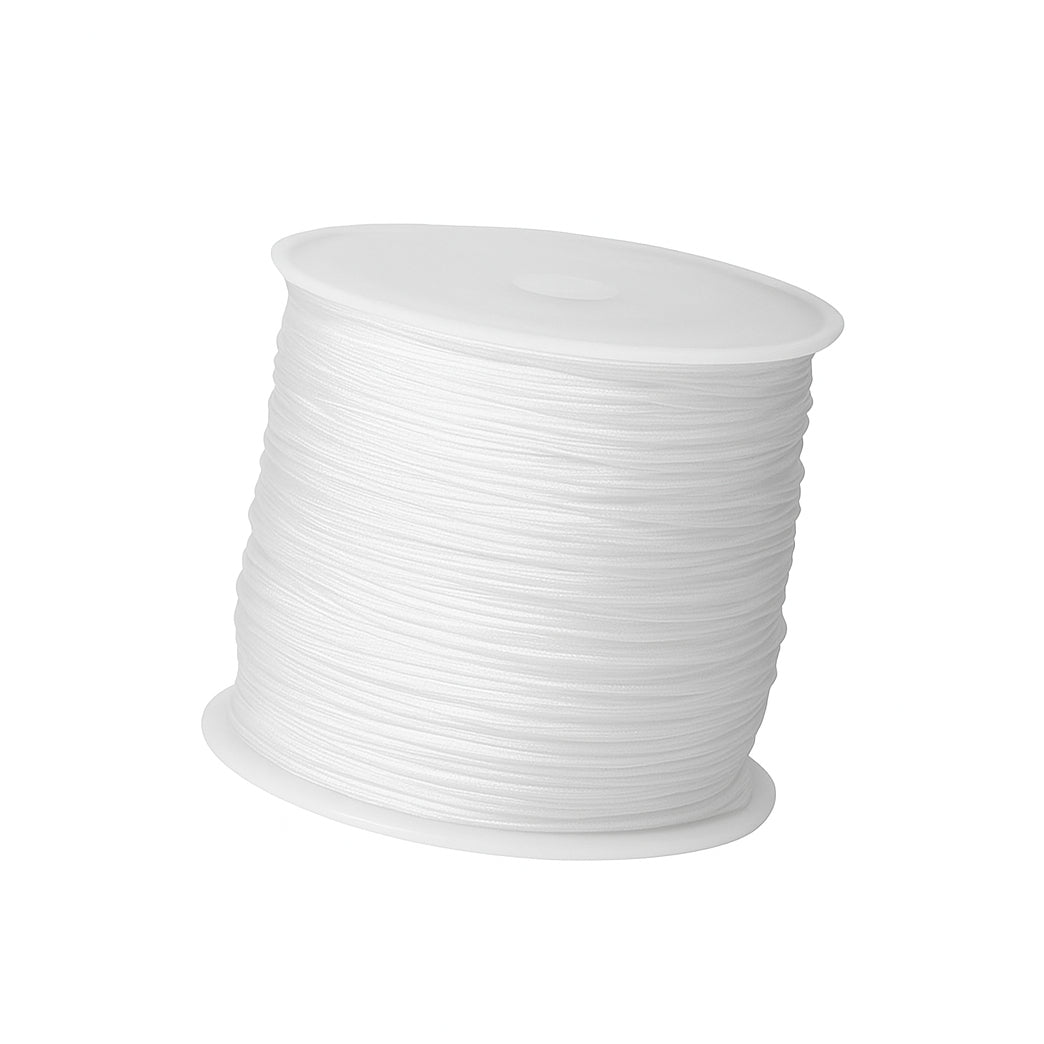 1.5mm Nylon Cord 110 Yards Strong Braided Beading Thread for Jewelry, Crafts, and Macrame