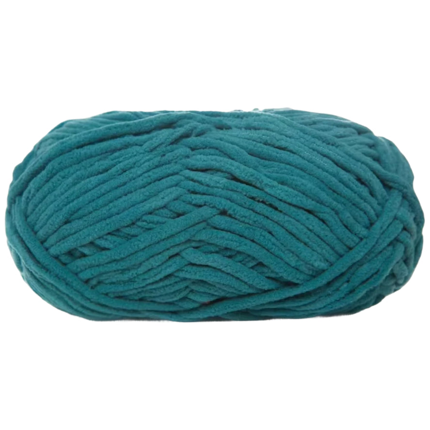 Soft Velvet Chenille Yarn for Crocheting, 100g/3.53oz, 74.3 Yards, Baby Blanket Yarn