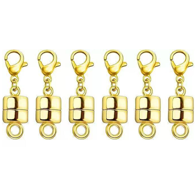 Strong Magnetic Necklace Clasps Gold and Silver Converters for Bracelets and Jewelry Chains