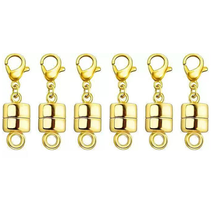 Double Lobster Magnetic Necklace Clasps 14K Gold and Silver Extenders for Jewelry Repair