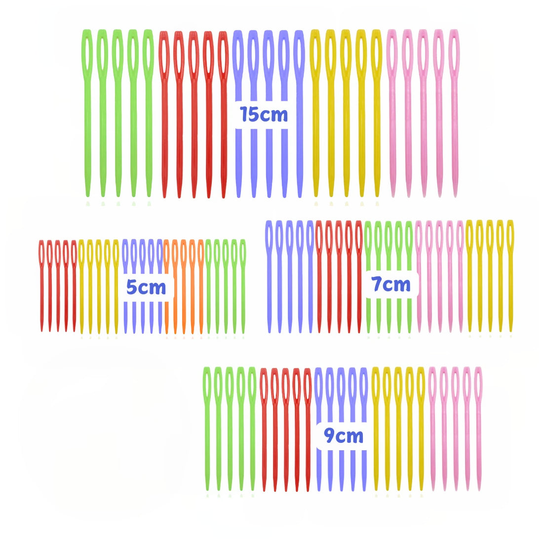 Large Eye Sewing Needles for Yarns, DIY Crafts, and Handmade Stitchery