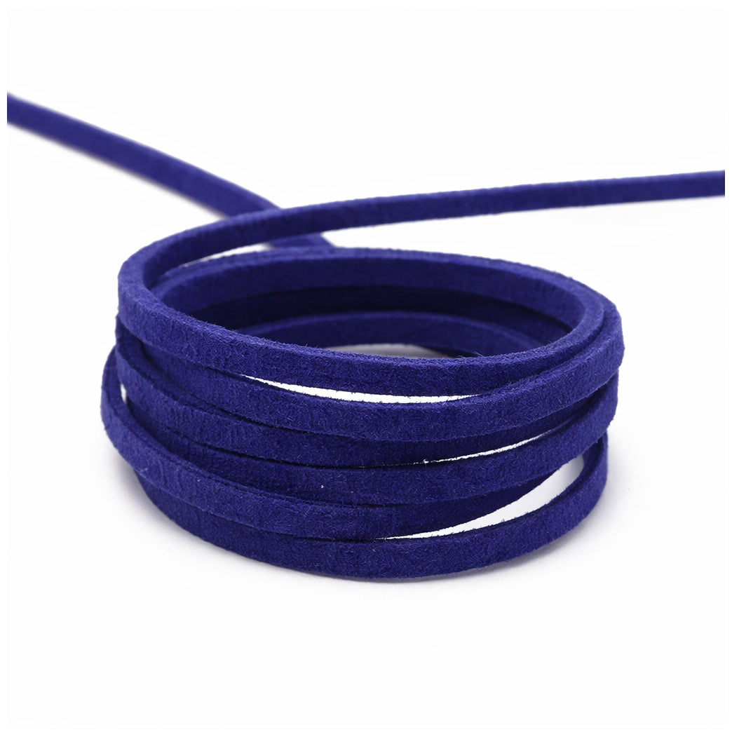 3mm Flat Genuine Leather Cord Brown 5.5 Yards Natural Leather Lacing for Jewelry, Bracelets, Necklaces and Crafts