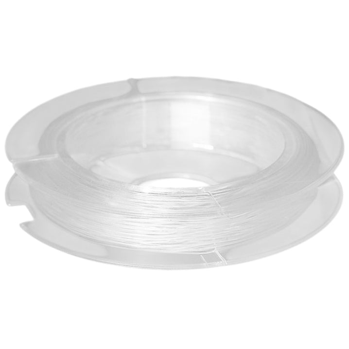 Crystal Clear Elastic Bracelet String Cord for Jewelry Making Beading with Clay Pony Seed Beads