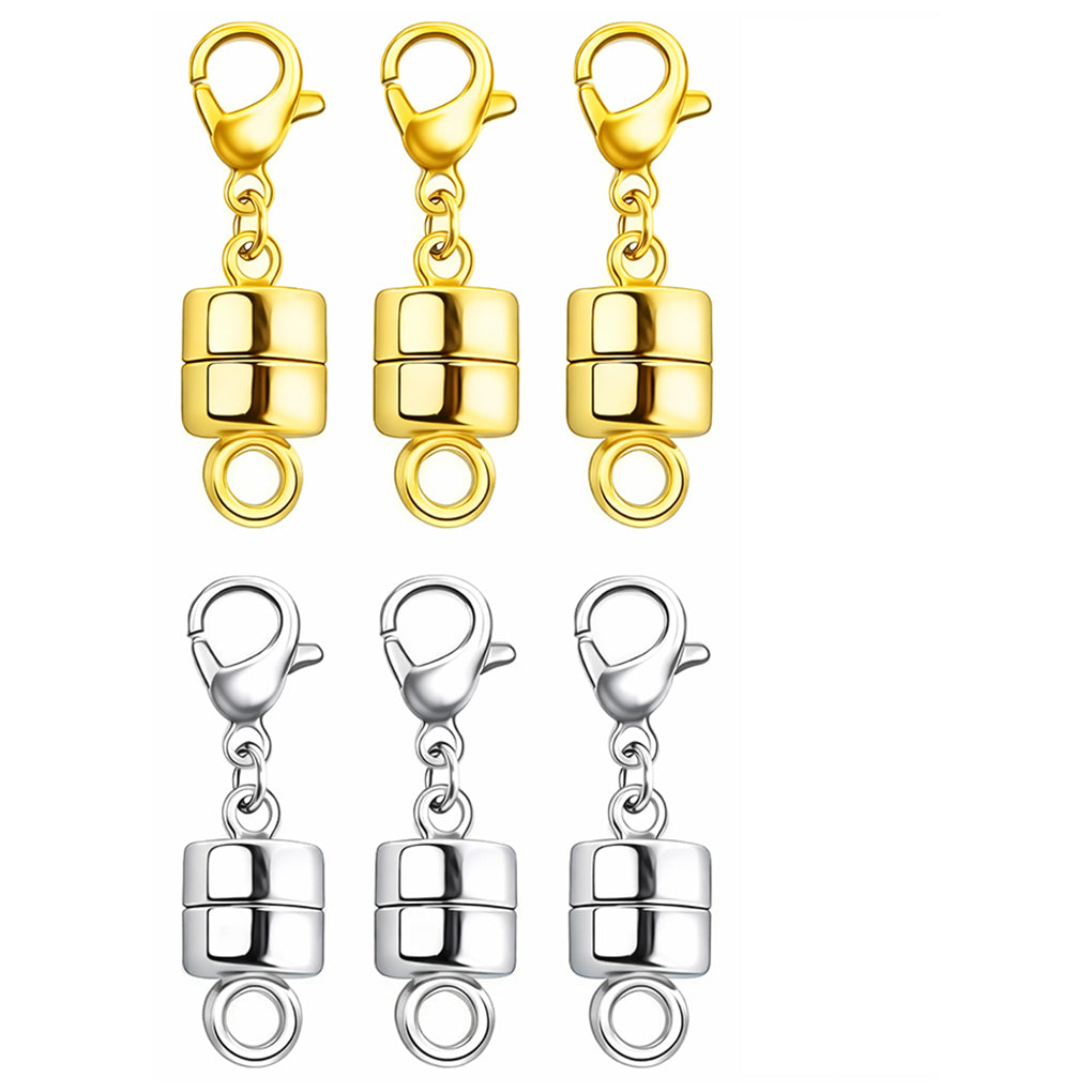 Magnetic Necklace Clasps Gold Silver Plated Bracelet Converter Chain Extender Jewelry Closures