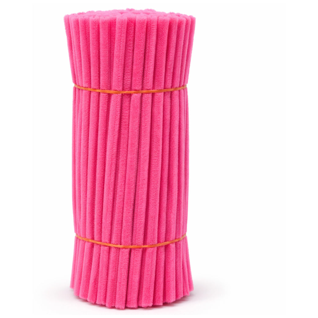 12 Inch Chenille Stem Pipe Cleaners 6 to 7 mm Thick for DIY Crafts and Decorations