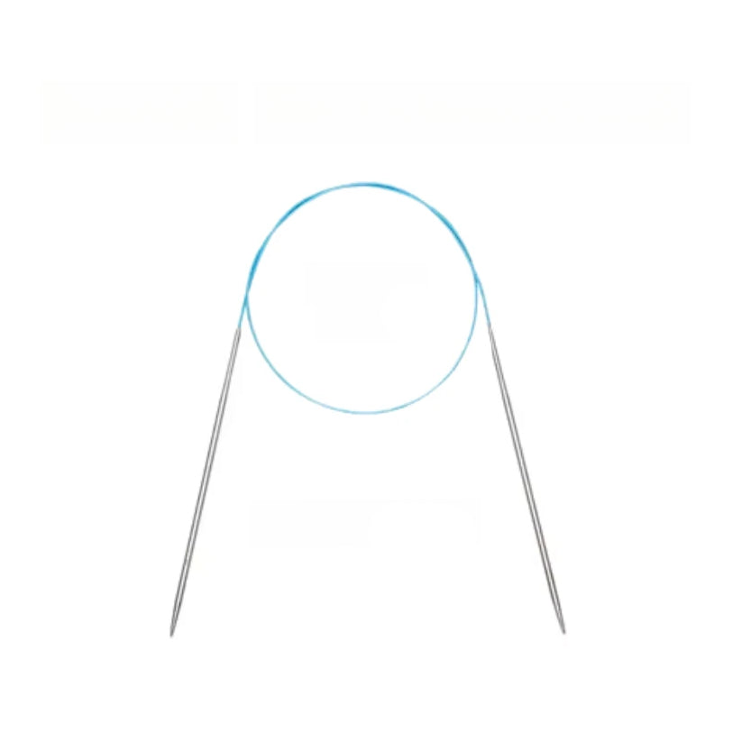 Stainless Steel Circular Knitting Crochet Needles, 80cm for Durable and Precise Stitching