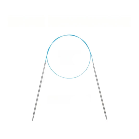 Stainless Steel Circular Knitting Crochet Needles, 80cm for Durable and Precise Stitching