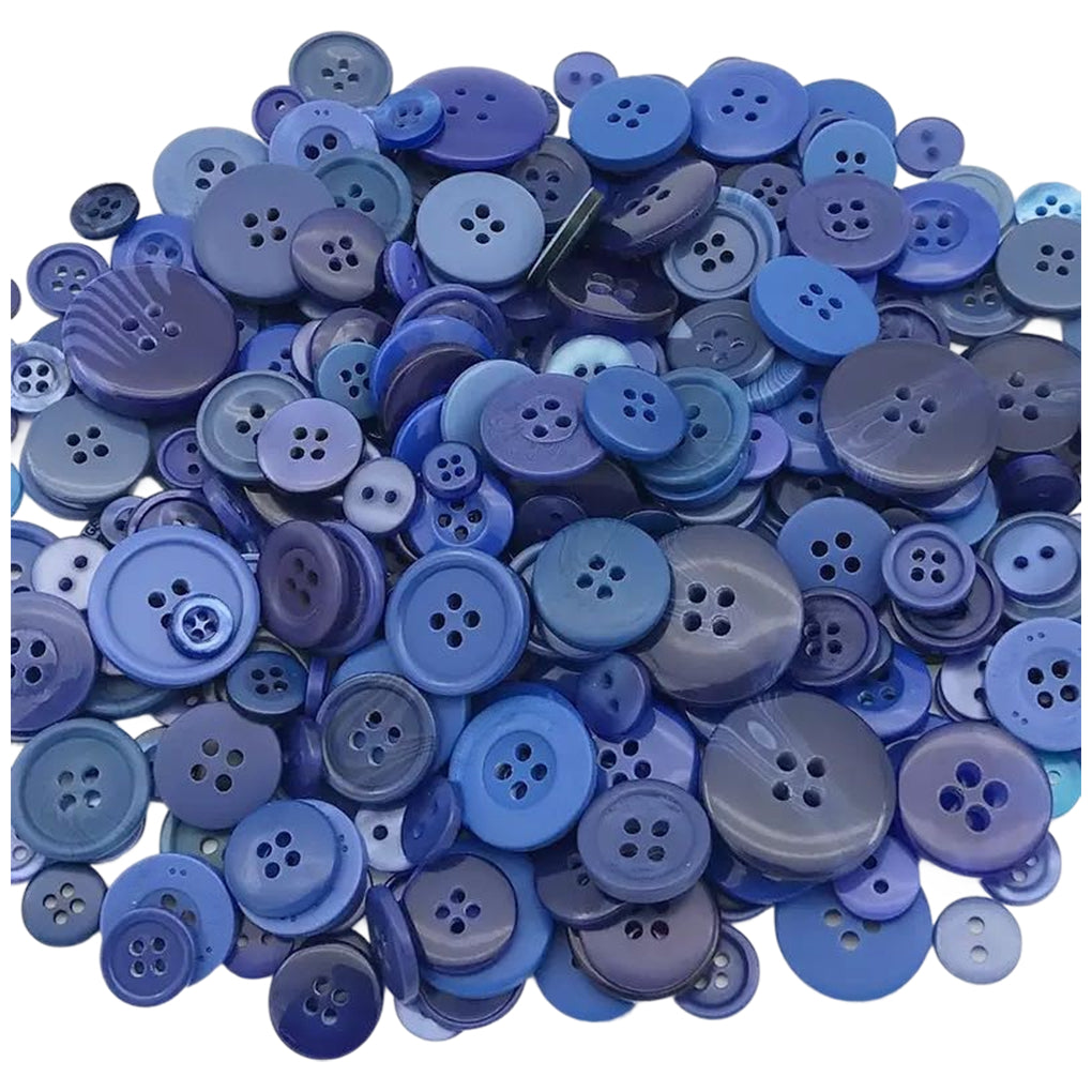 Assorted Resin Buttons Set for Sewing, Crafts, and DIY Clothes Decoration, Pack of 600