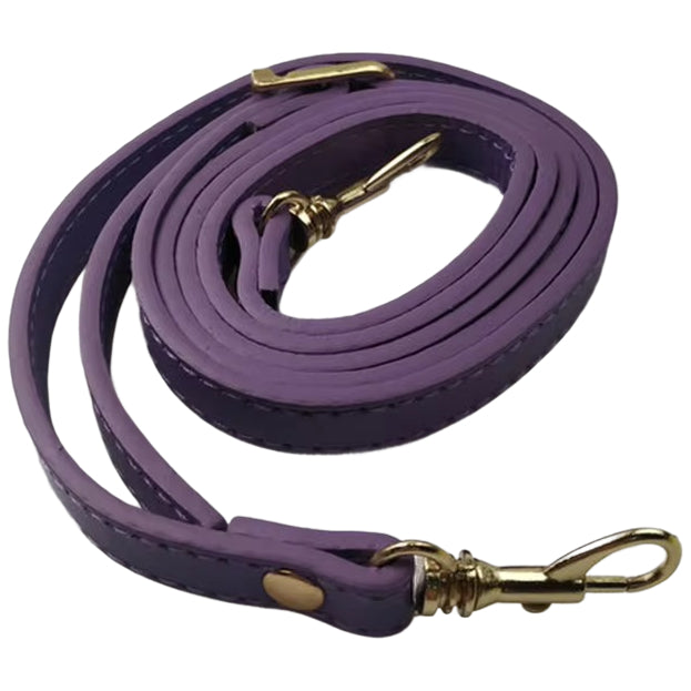 Adjustable Leather Crossbody Purse Strap Replacement 43-47 Inch Handmade Thin Shoulder Bag Strap