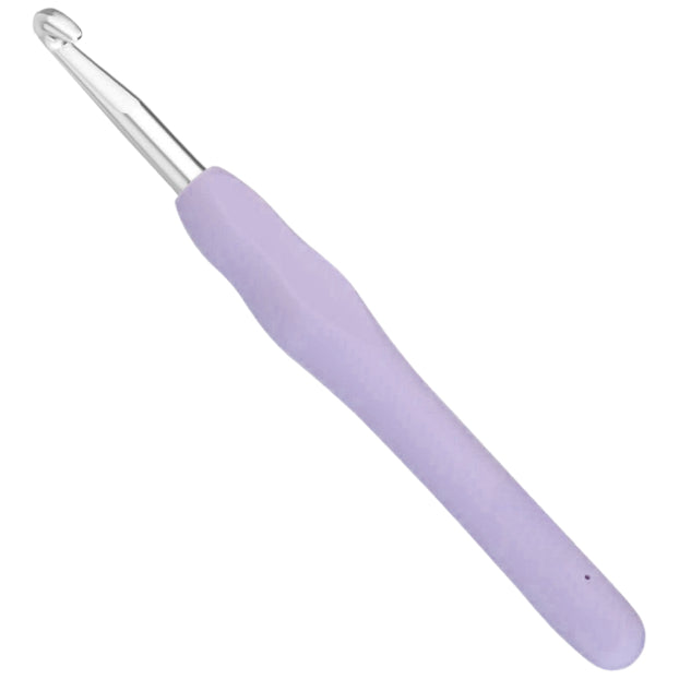 Ergonomic Crochet Hook with Soft Handle – Long Needles for Beginners