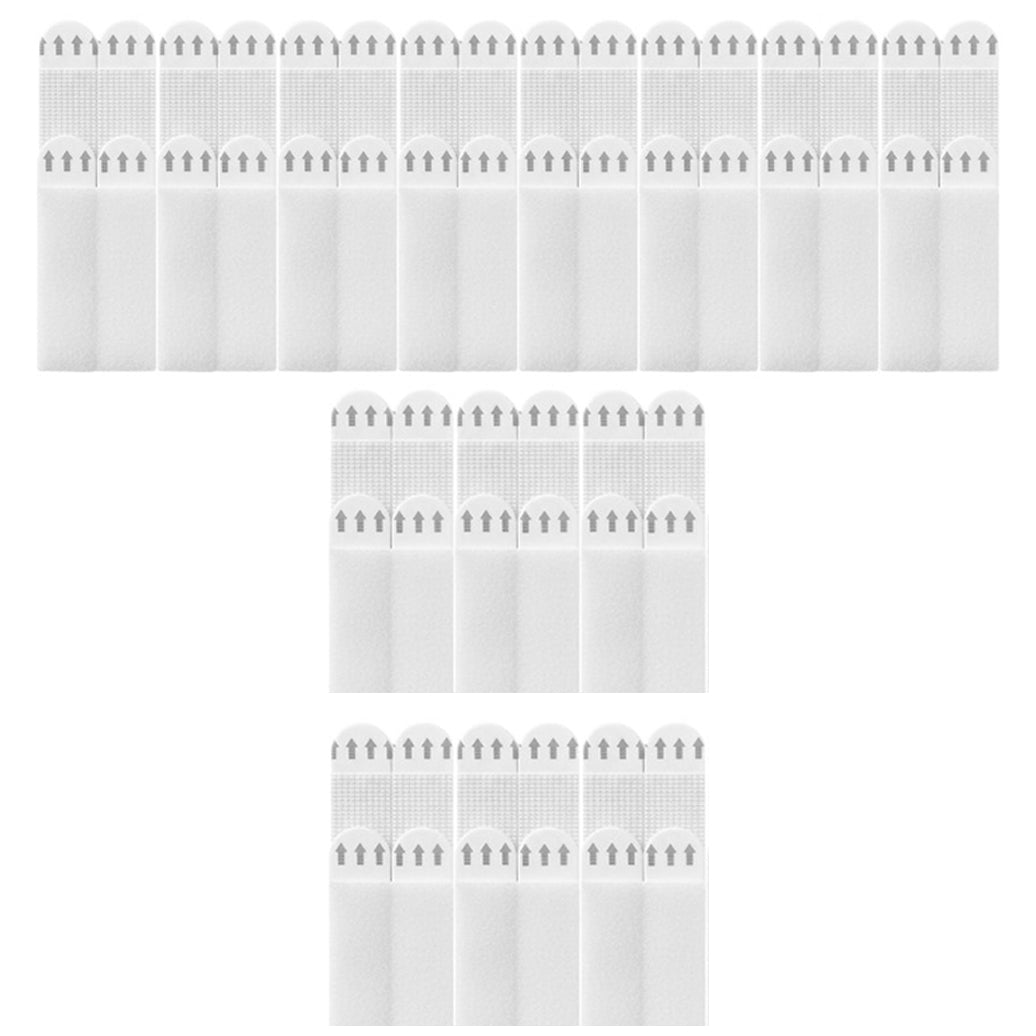 Large and Medium Picture Hanging Strips 10 lb and 15 lb Damage Free Wall Adhesive White