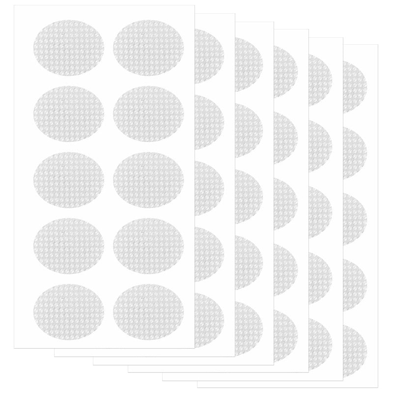 Clear Ear Lobe Support Patches for Pierced Ears Thin PE Adhesive Latex Free, Pack of 60