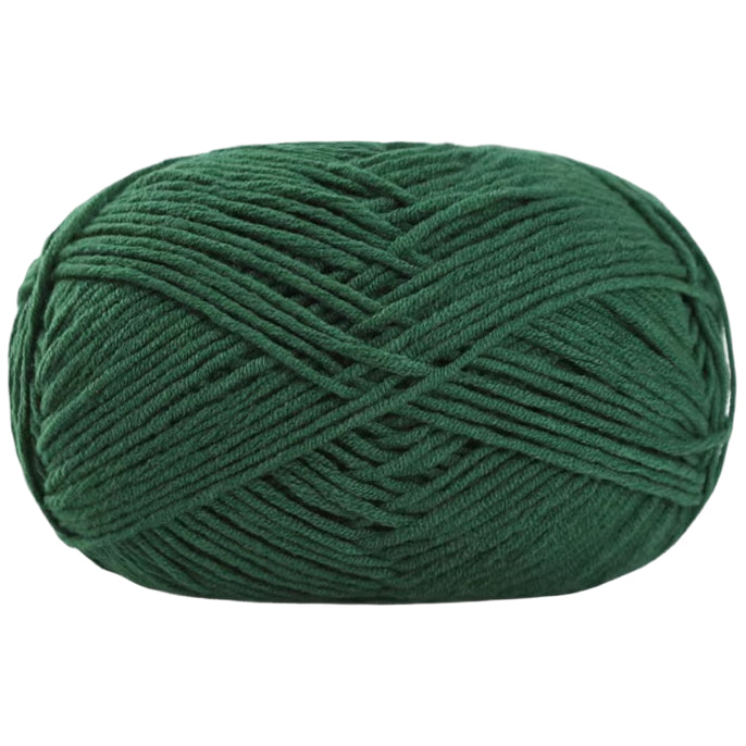 Soft Cotton Acrylic Blend Yarn for Crochet Knitting Amigurumi Projects, 50 Grams/1.76oz 140 yards