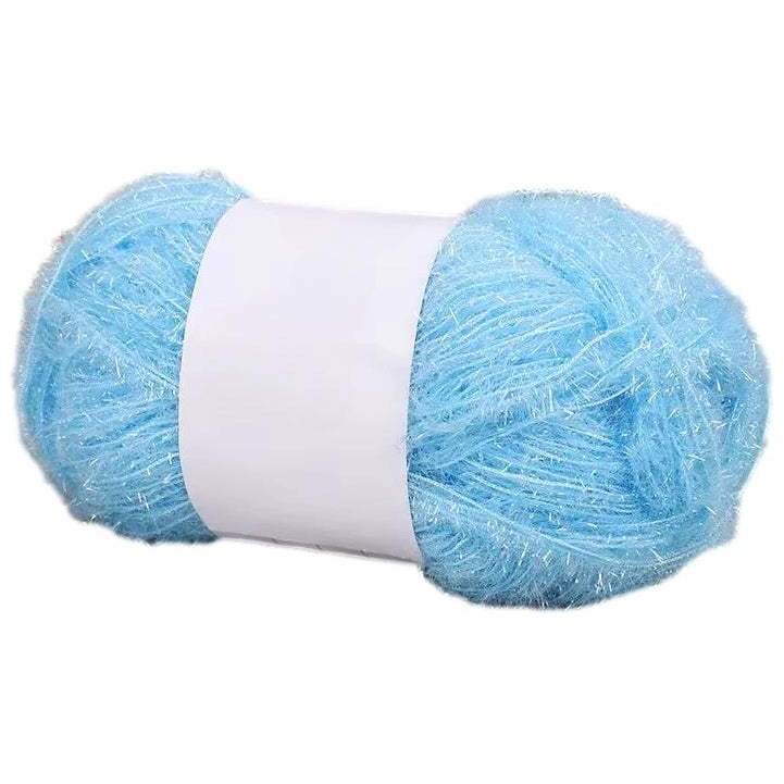 Sparkling Scrubby Yarn for Dishcloths 50g/1.76oz 109 Yards, Durable Polyester Yarn for Crocheting