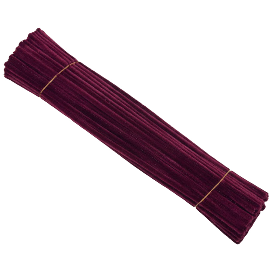 11.8 Inch Chenille Stem Pipe Cleaners 6 to 7mm for DIY Crafts and Kids Projects, Pack of 100