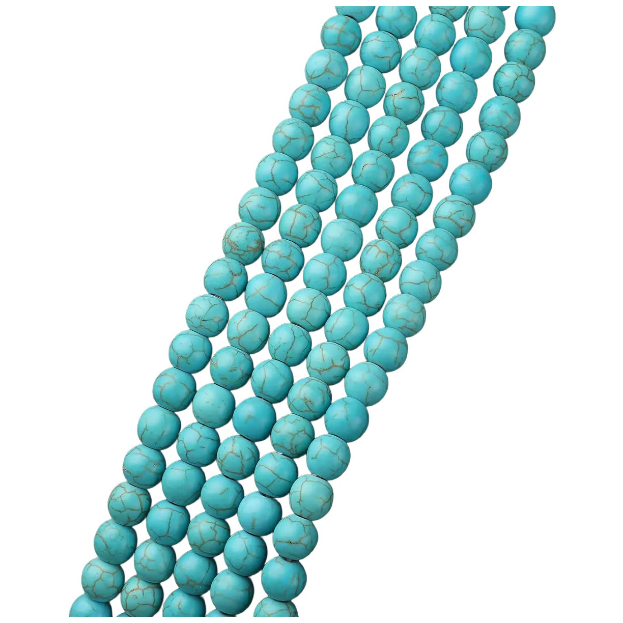 Multicolor Natural Gemstone Spacer Beads for DIY Bracelet and Necklace Making