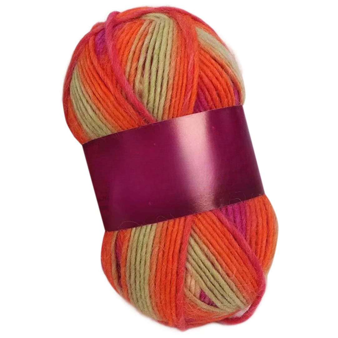 Soft Anti-Pilling Wool Yarn Blend, 30% Wool, 70% Acrylic, Aran/Worsted Weight #4, 100 Grams/3.53oz 175 Yards