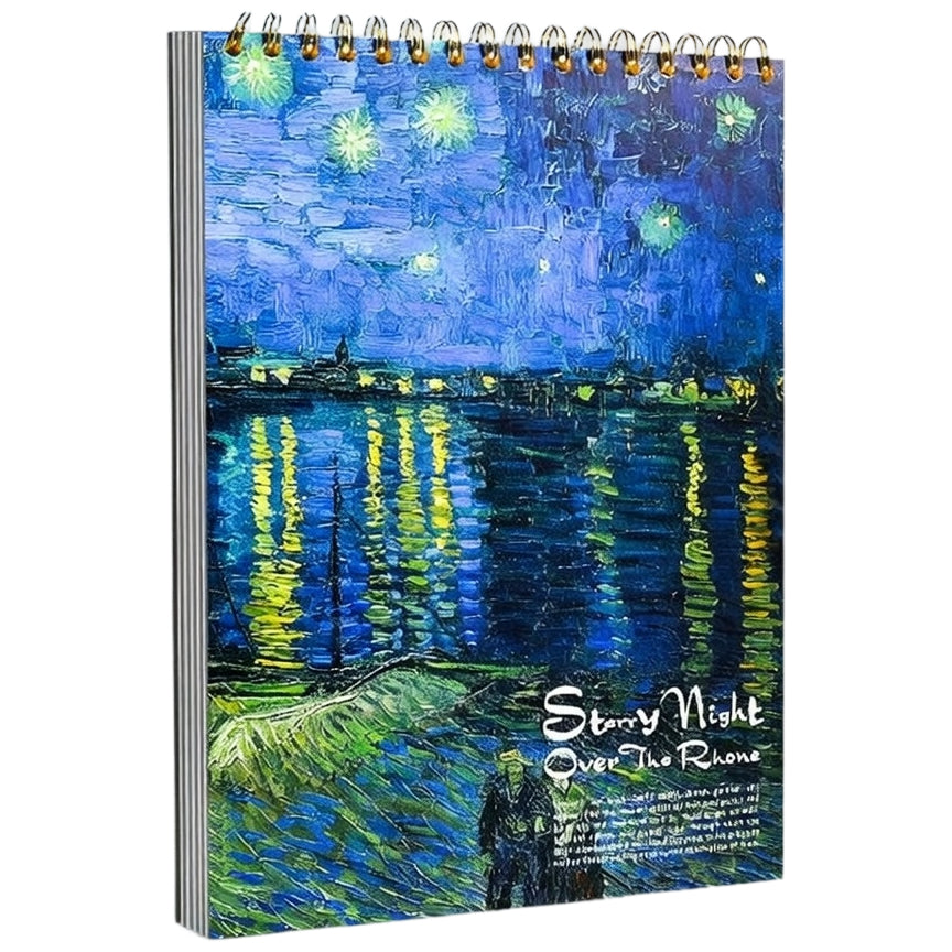 Spiral Sketchbook 8.26 x 11.42 Inch 60 Sheets 100gsm Drawing Pad Hard Cover for Kids Art Supplies