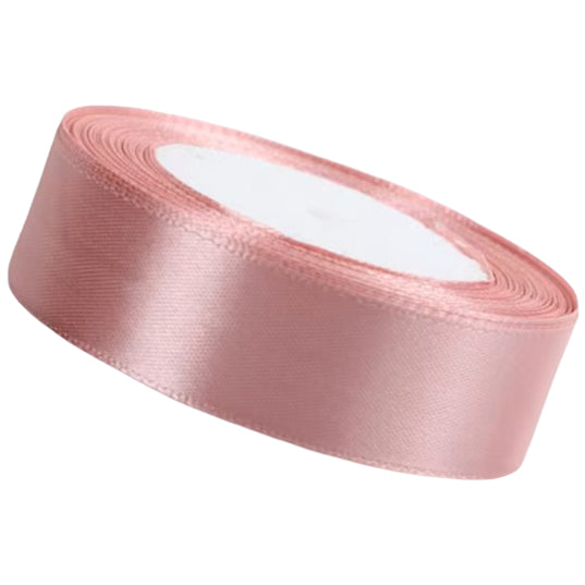 Single Face Polyester Satin Ribbon 1 Inch 25 Yards Solid Fabric for Gift Wrapping Bows and Decor