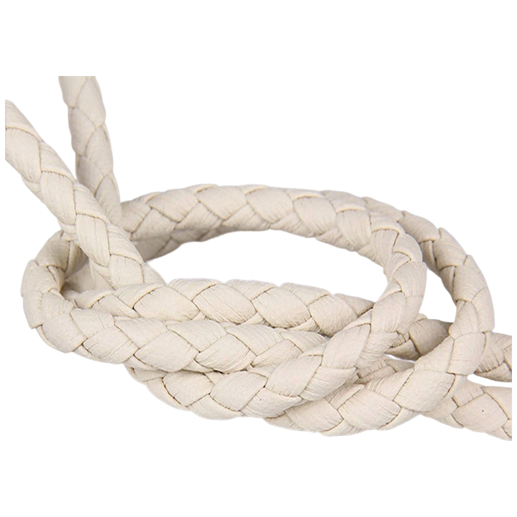 3mm x 10m Braided PU Leather Cord for Keychains, Jewelry Making, Bracelets, and Craft Projects
