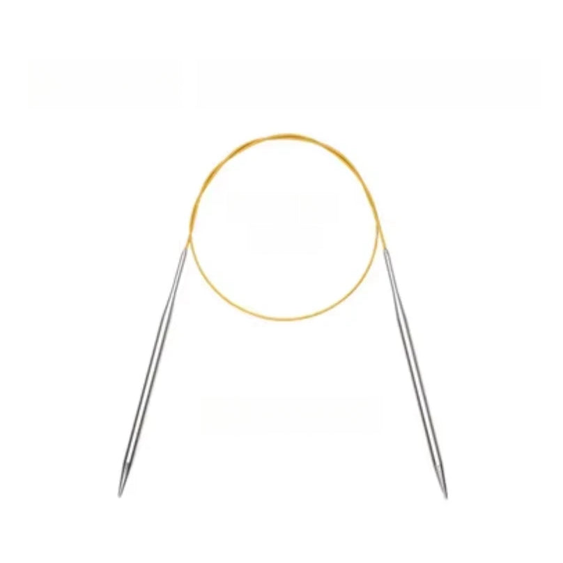 Stainless Steel Circular Knitting Needles 100cm – Durable, Precision-Fit Knitting Needle Sizes
