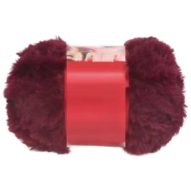 Soft Chunky Fur Knit Blanket Yarn – Lightweight Faux Fur Velvet Yarn for Cozy Projects, 50Grams/1.76oz 32 Yards