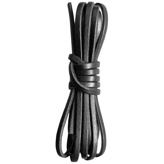 3mm Flat Genuine Leather Cord Tan Braiding String for Jewelry Making Shoe Laces Crafts and Handicraft Purse