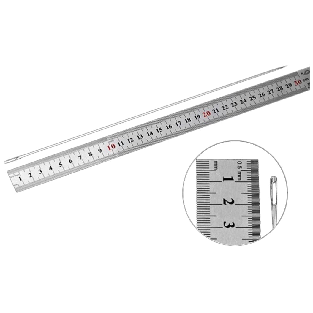 Extra Long Upholstery Hand Sewing Needle with Big Eye for Stitching and Craft Projects