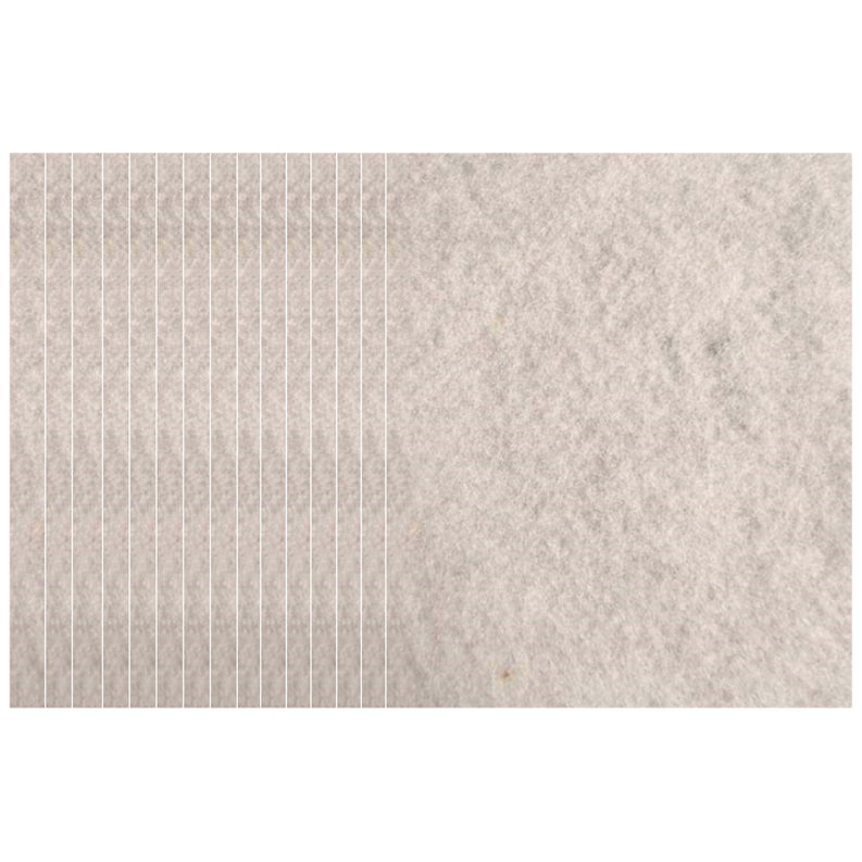 Embroidery Puffy Foam 9x12 Inch 1mm Polyester Sheets for 3D Embroidery Caps Garments Bags Jackets, Pack of 15