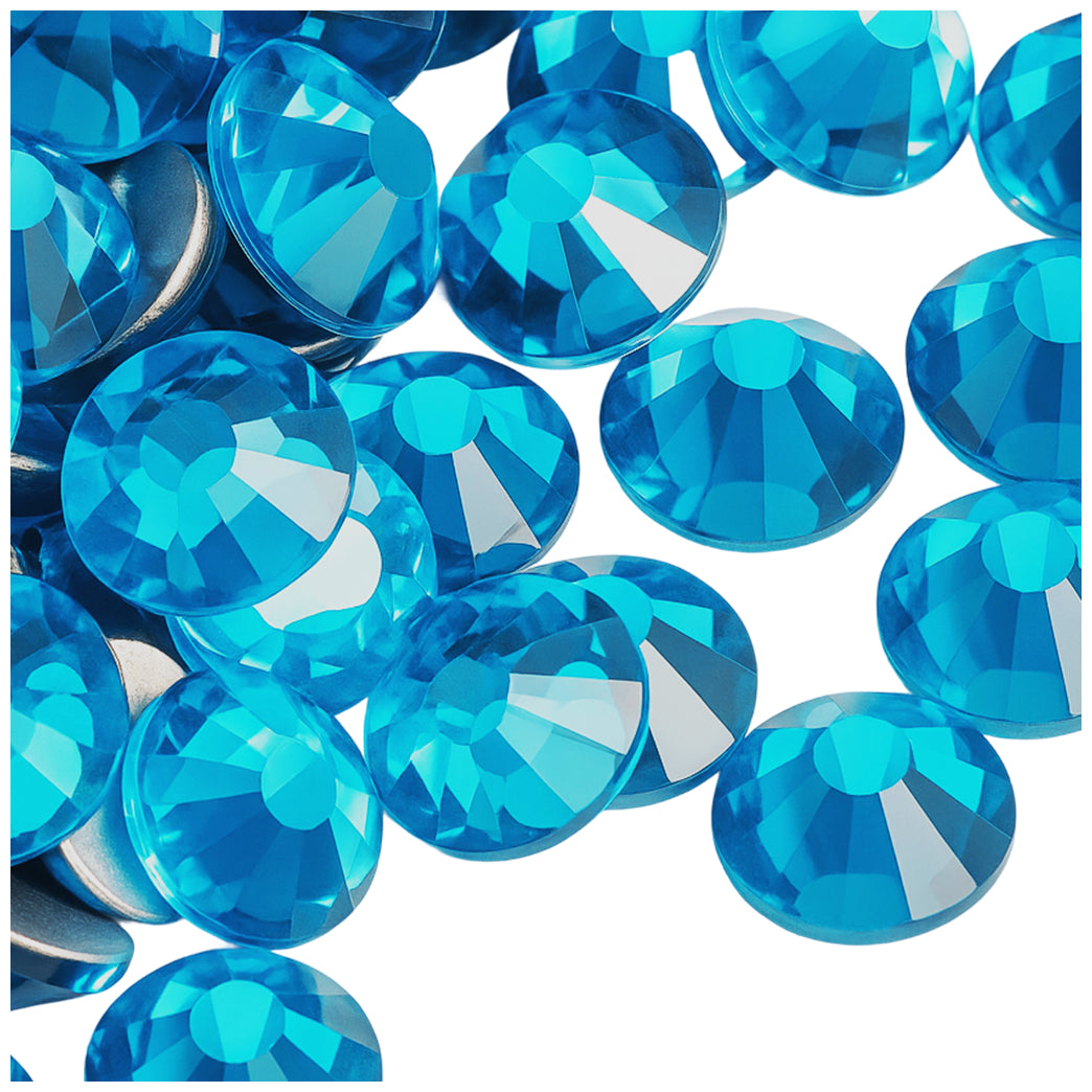 Shiny Hotfix Flatback Glass Rhinestones for Nail Art, Clothing, Crafts, DIY Crystal Decorations