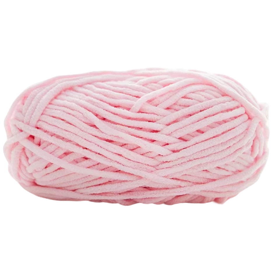 Soft Velvet Chenille Yarn for Crocheting, 100g/3.53oz, 74.3 Yards, Baby Blanket Yarn