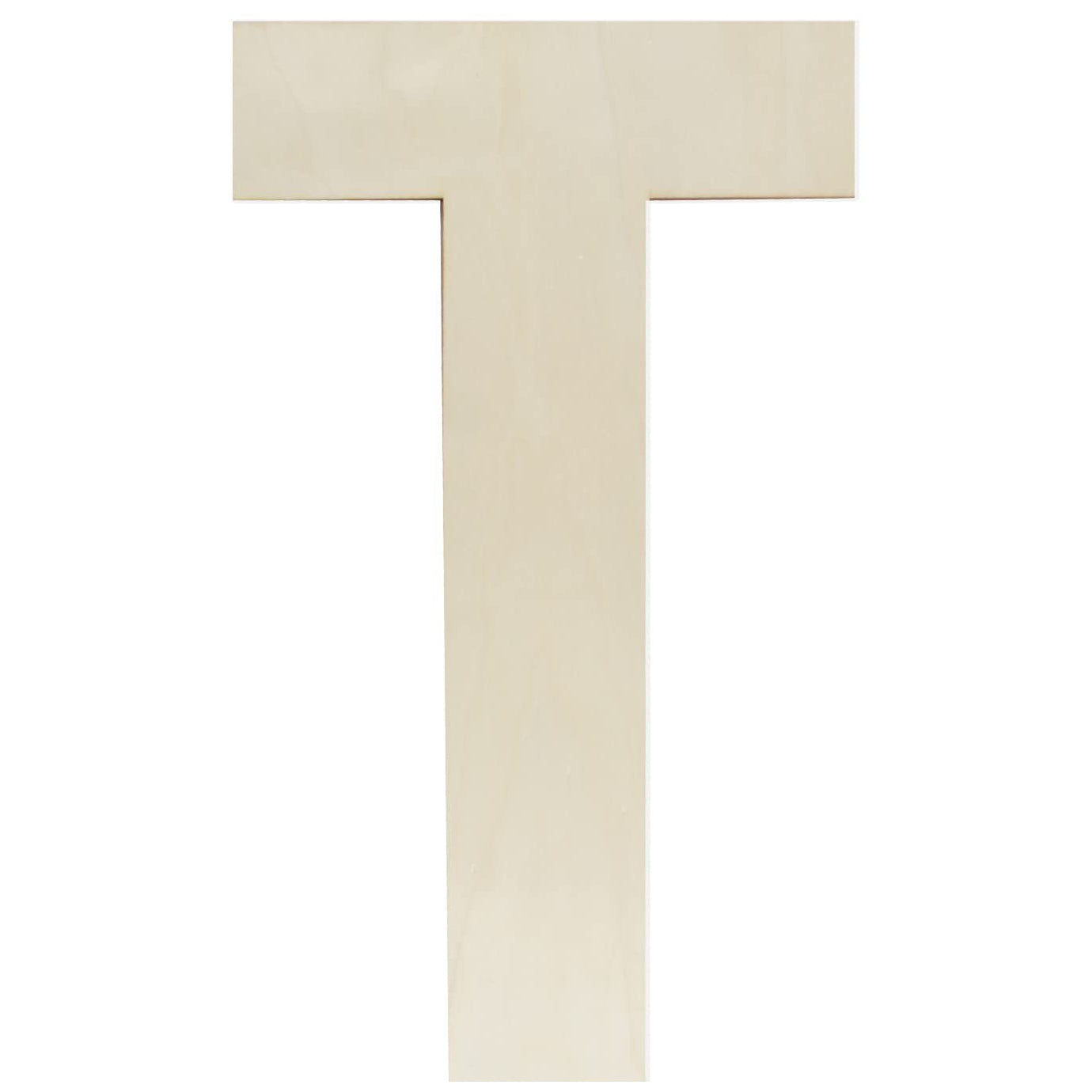 12 Inch Wooden Letter Unfinished Large Wood Alphabet Cutout For DIY Crafts Wall Decor Projects