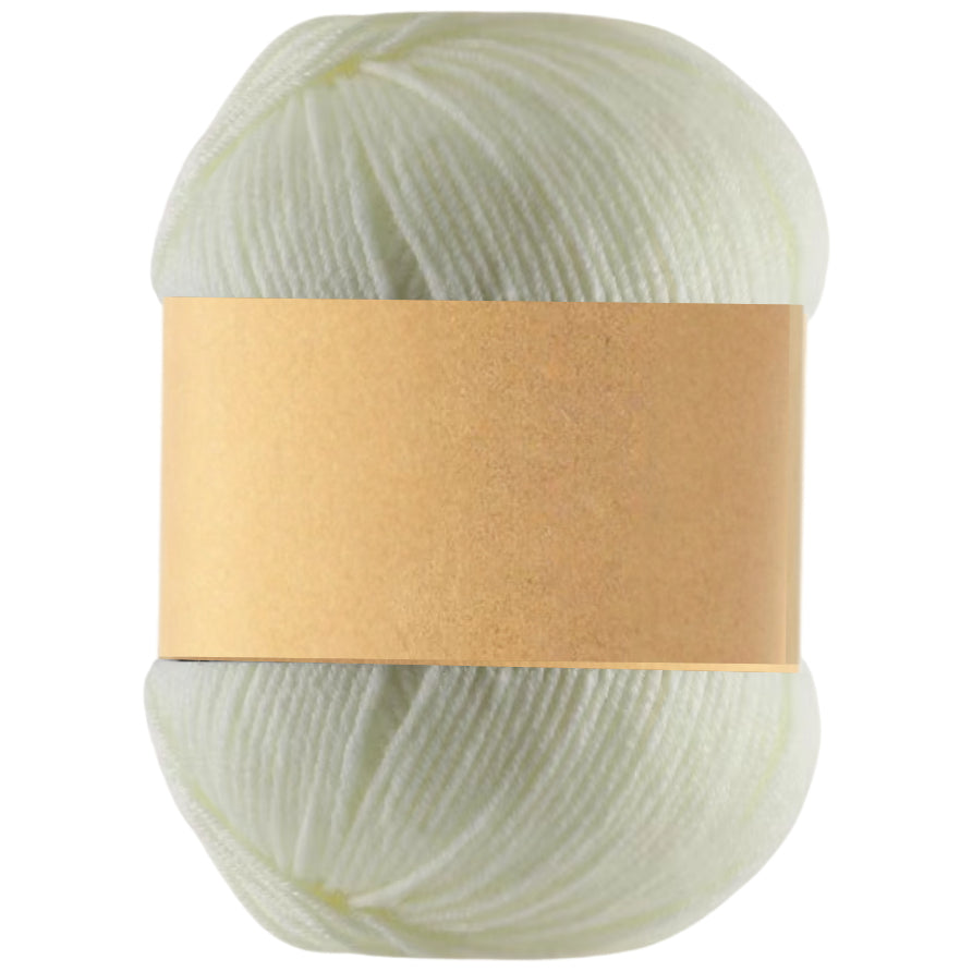 Silk Effect Microfiber Acrylic Yarn, Solid Colors for Baby Projects, 50 Grams/1.76oz 191 Yards
