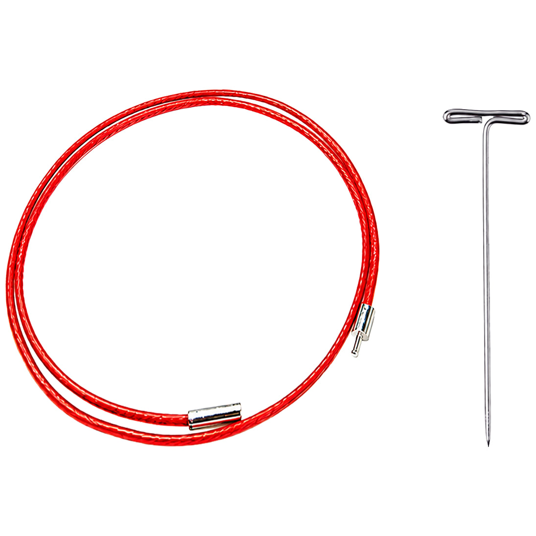 Red Lace Interchangeable Knitting Cables for Circular Needles, Lace Projects, Sweaters, and Shawl Crafts