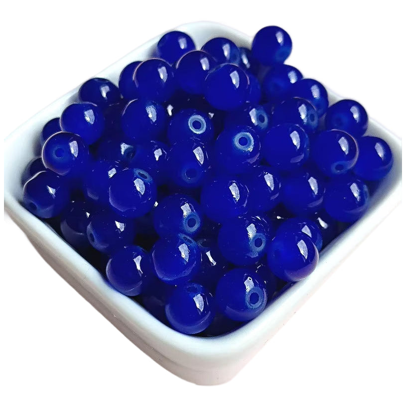 Multicolor Natural Stone Beads for Jewelry Making Round Genuine Gemstone Beading Set, Pack of 100