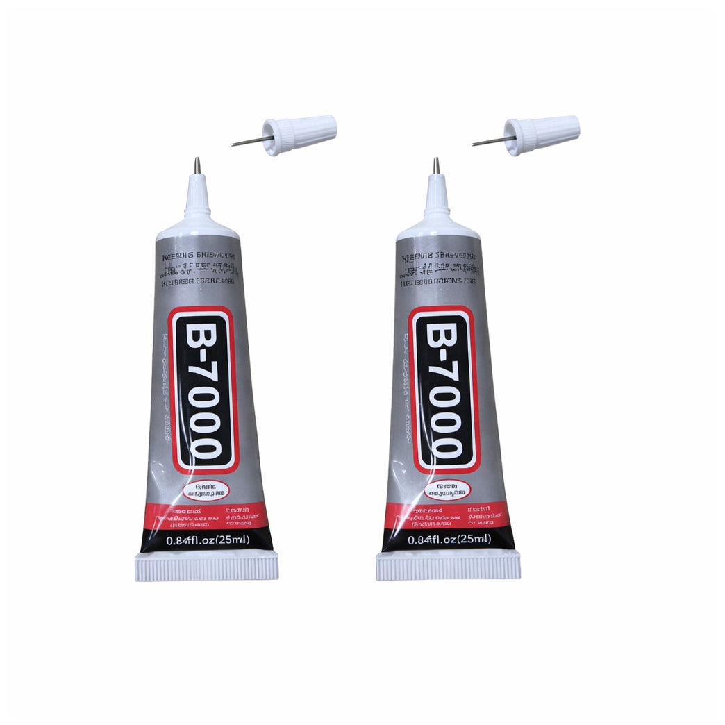 Clear B7000 Rhinestone and Jewelry Glue Transparent Adhesive for Fabric, Phone Repair, Crystal Gems and DIY Crafts
