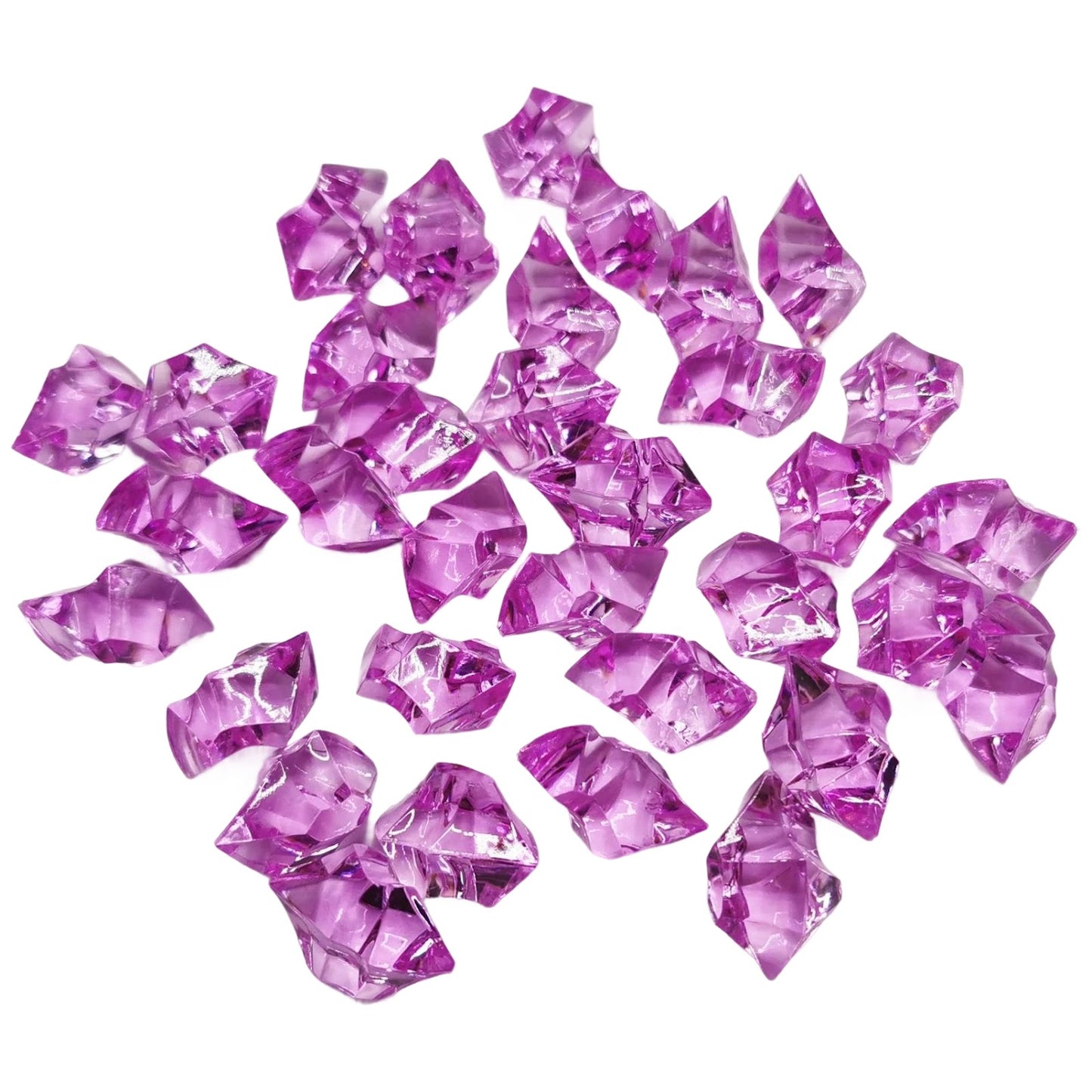 Clear Acrylic Fake Ice Diamonds Vase Fillers For Wedding Centerpieces Party Table Decor, Pack of 260