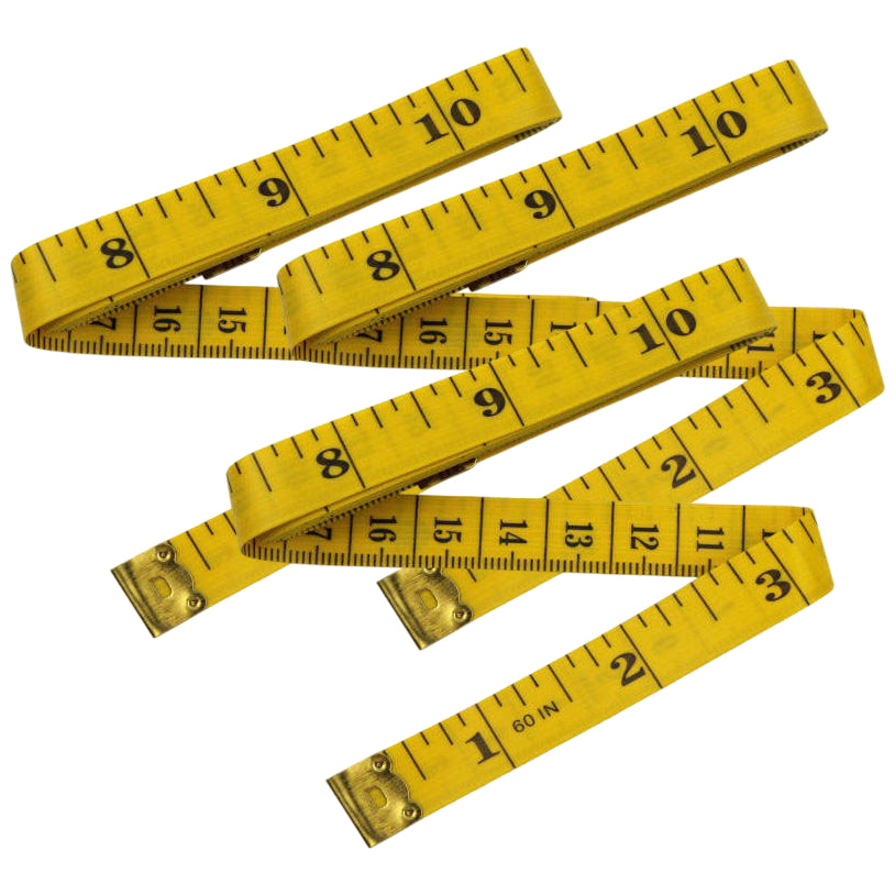 Soft Body Tape Measure for Sewing, Weight Loss, and Medical Use, Pack of 3