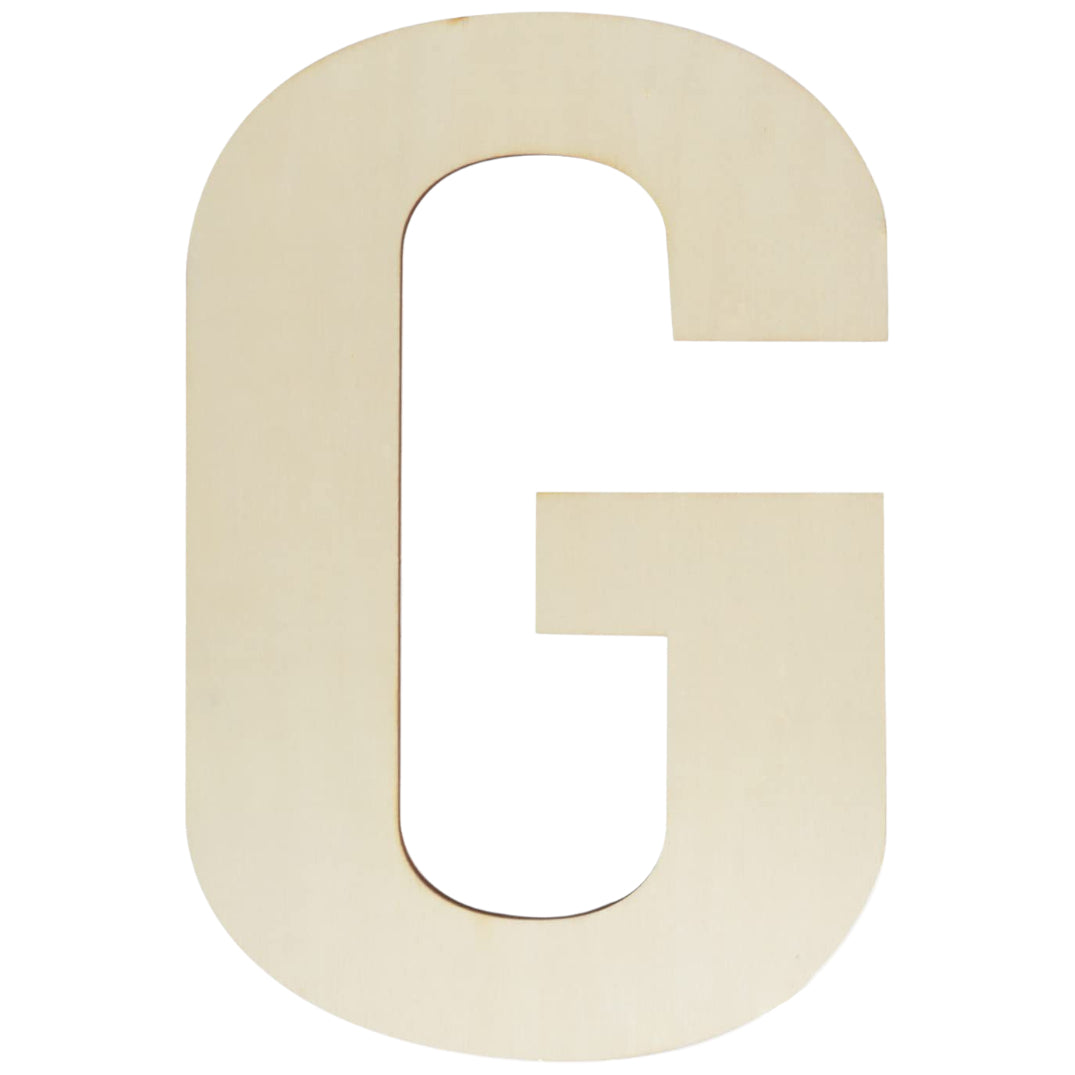Unfinished Wooden Letter Style Surface for DIY Arts Crafts Home Decor Projects