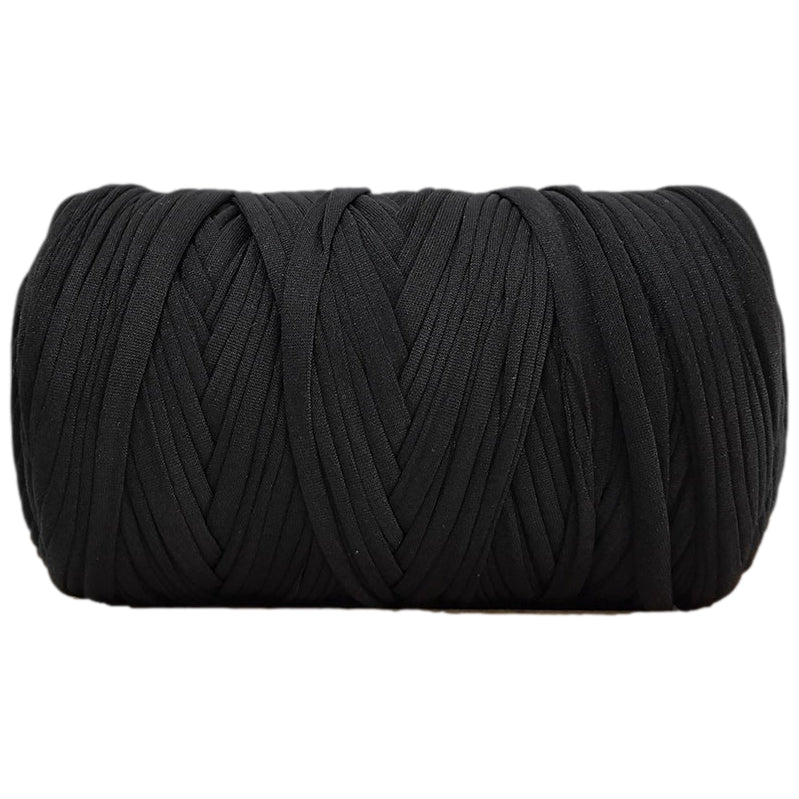 Polyester T-Shirt Yarn Thick Crochet Fabric Ribbon for Knitting Bags, Rugs, and Crafts, 400 Grams/14.11oz, 142.17 yards