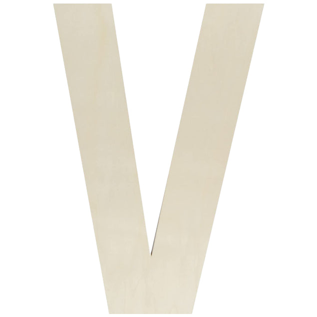 Unfinished Wooden Letter Style Surface for DIY Arts Crafts Home Decor Projects
