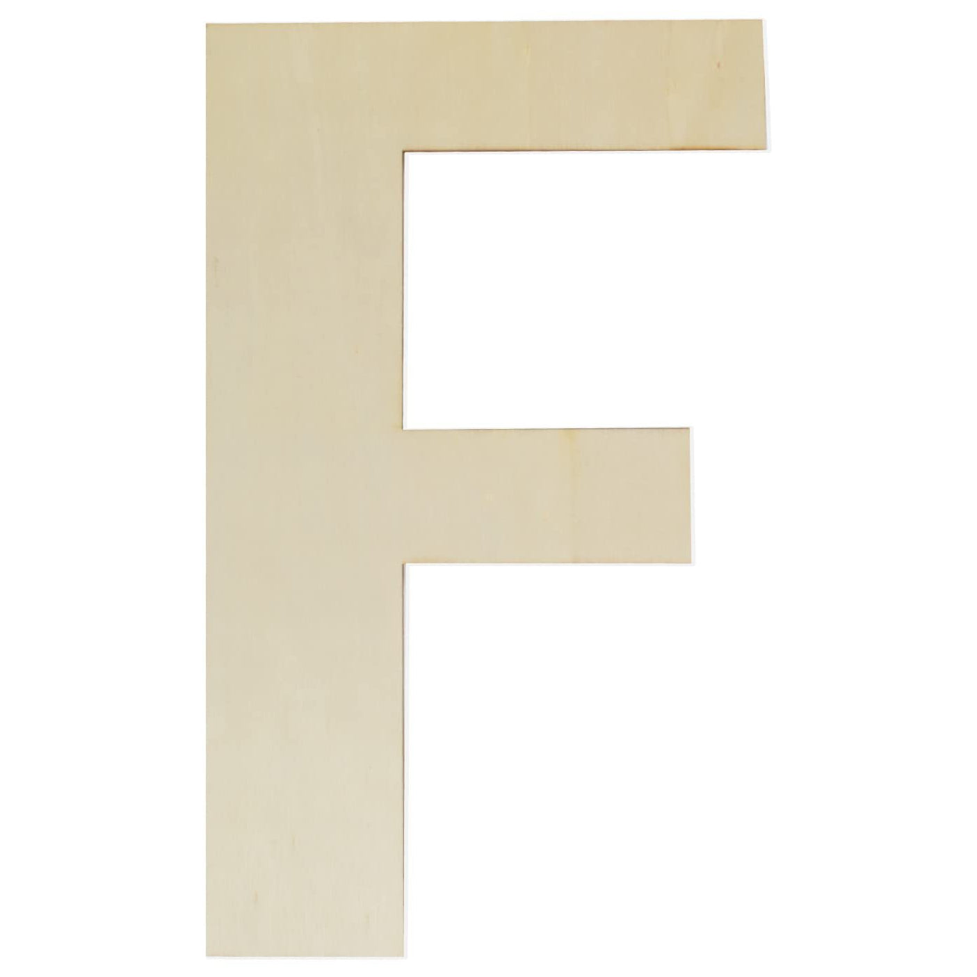12 Inch Wooden Letter Unfinished Large Wood Alphabet Cutout For DIY Crafts Wall Decor Projects