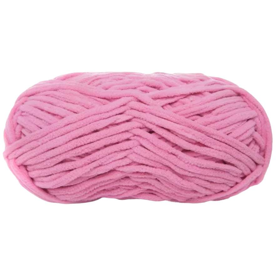 Soft Velvet Chenille Yarn for Crocheting, 100g/3.53oz, 74.3 Yards, Baby Blanket Yarn