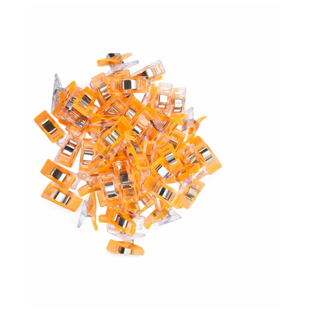 Sewing Clips For Fabric Quilting Embroidery Craft Sewing Supplies Accessories Reusable Plastic Clamps Non Slip, Pack of 40