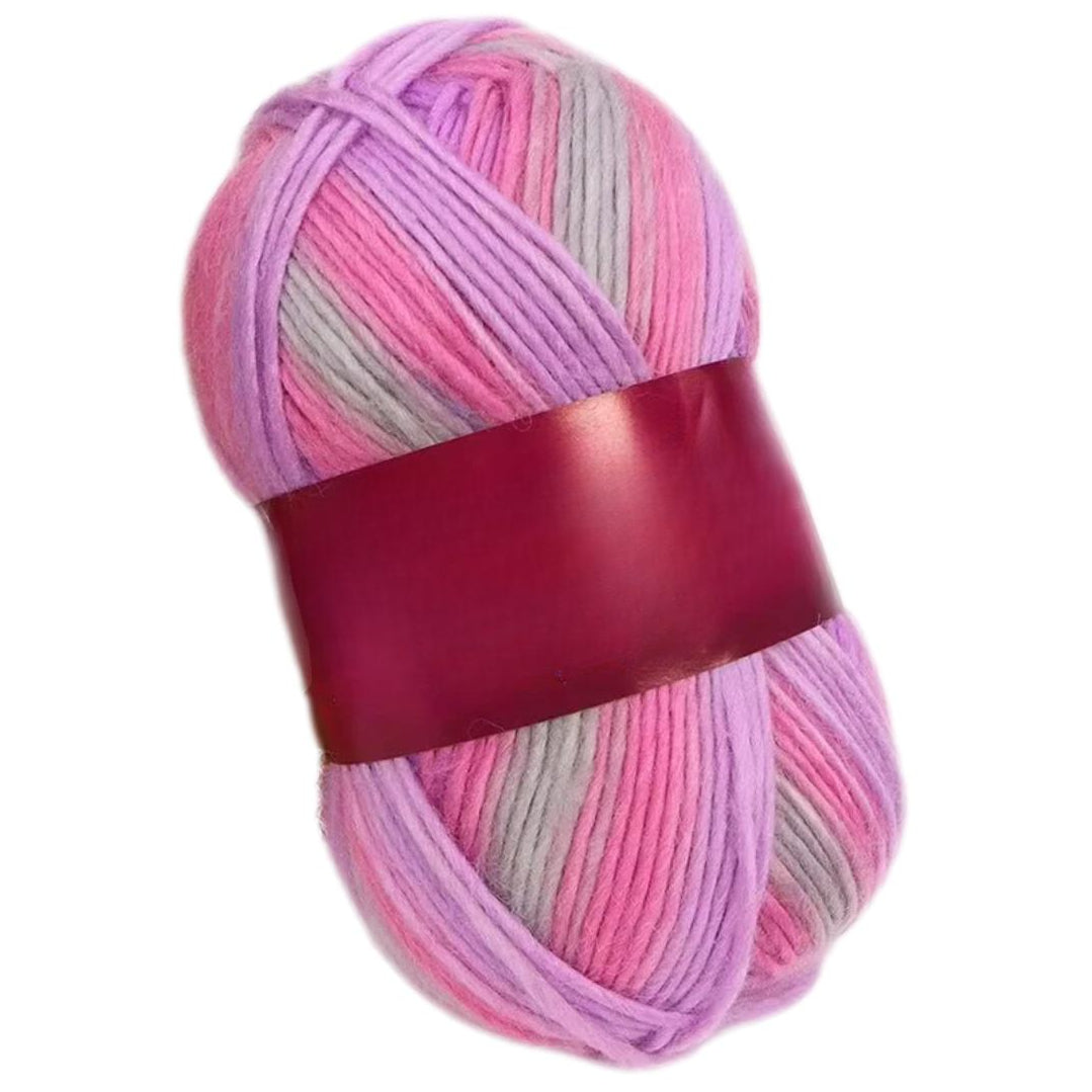 Soft Anti-Pilling Wool Yarn Blend, 30% Wool, 70% Acrylic, Aran/Worsted Weight #4, 100 Grams/3.53oz 175 Yards