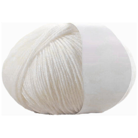 Merino Wool Yarn 3 Ply for Knitting and Crochet Soft Lightweight Scarf Craft Material, 50 Grams/1.76oz 273 yards