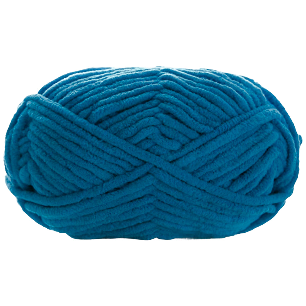 Super Bulky Chenille Velvet Yarn – Size 6 Fluffy Plush Yarn for Crocheting, Amigurumi, and Baby Blankets, 100g/3.53oz 120 yards